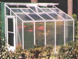 Straight Eave lean to Greenhouse