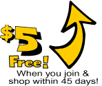 $5 Free!  Join now!